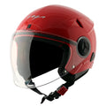 VEGA Blaze Red Half Face Helmet