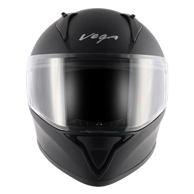 VEGA Bolt Dull Black Full Face Helmet