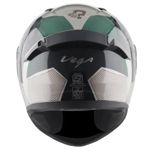 VEGA Bolt Dx Army Mud Battle Green Full Face Helmet
