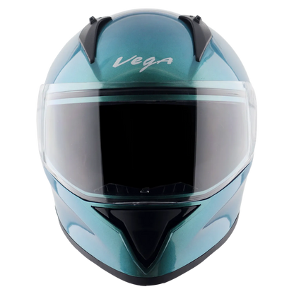 VEGA Bolt Dx Dual Tone Aqua Blue Full Face Helmet