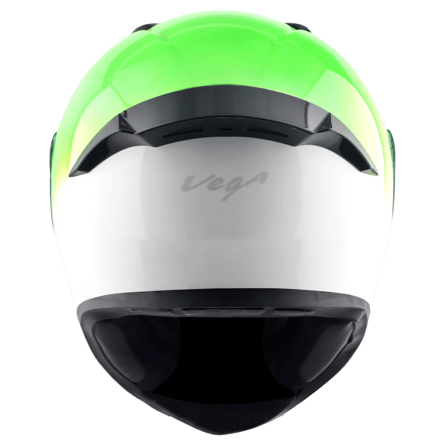 VEGA Bolt Dx Dual White Green Full Face Helmet