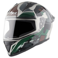 VEGA Bolt Dx Dull Battle Green Full Face Helmet