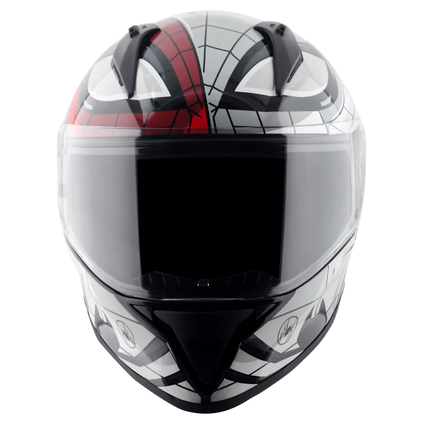 VEGA Bolt Dx Marvel Spider Man Black Red Full Face Helmet