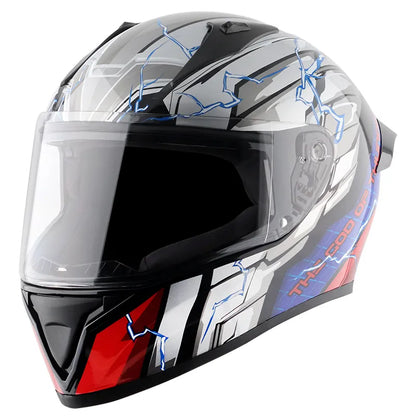 VEGA Bolt Dx Marvel Thor Black Red Full Face Helmet
