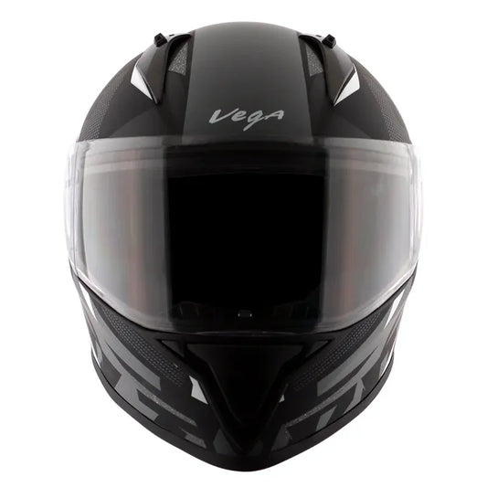 VEGA Bolt Macho Black Grey Full Face Helmet