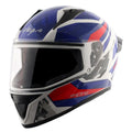 VEGA Bolt Rapid White Blue Full Face Helmet