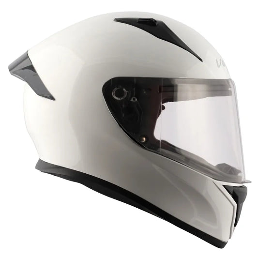VEGA Bolt White Full Face Helmet