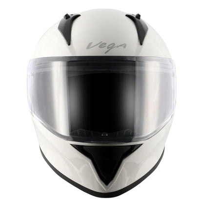 VEGA Bolt White Full Face Helmet