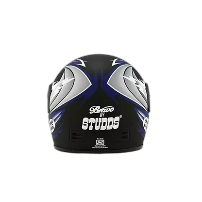 STUDDS Bravo Devil Matt Black N1 Full Face Helmet