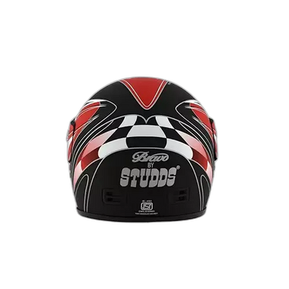 STUDDS Bravo Devil Matt Black N2 Full Face Helmet