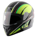 VEGA Breeze Dx Scooby Black Neon Yellow Full Face Helmet