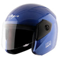 VEGA Buds Dx Without Peak M Blue Half Face Helmet