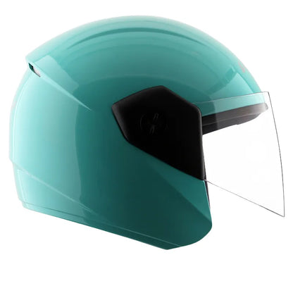 VEGA Buds Dx Without Peak Mint Half Face Helmet