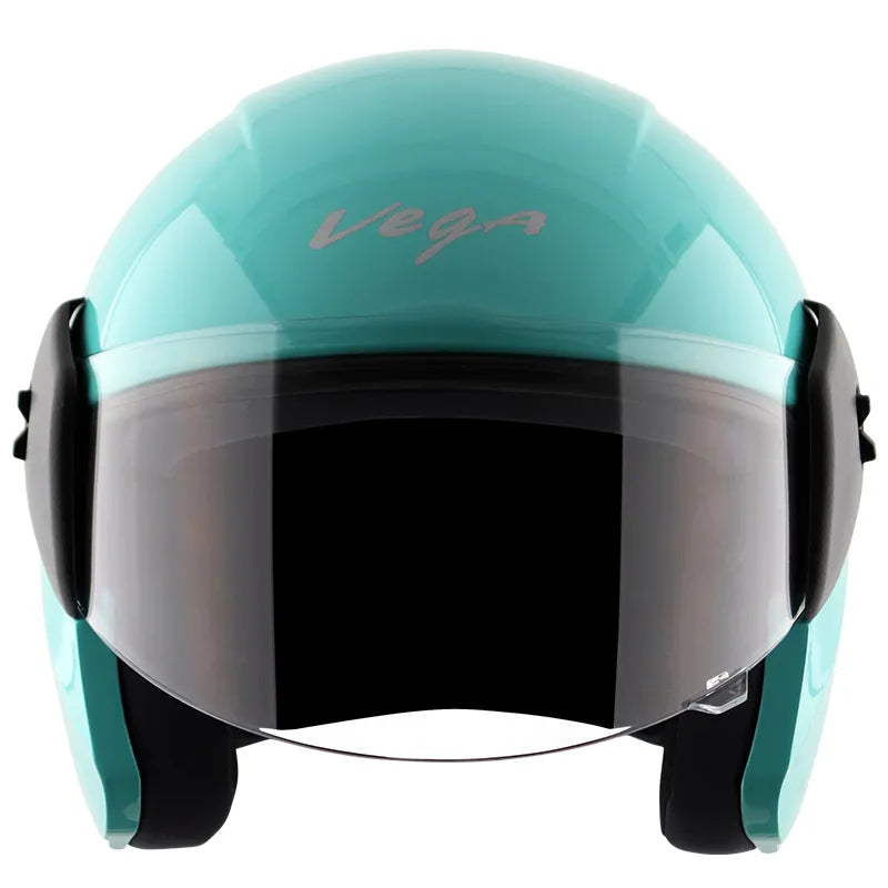 VEGA Buds Dx Without Peak Mint Half Face Helmet