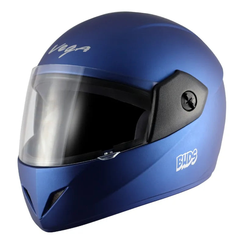 VEGA Buds Dx Dull M Blue Half Face Helmet