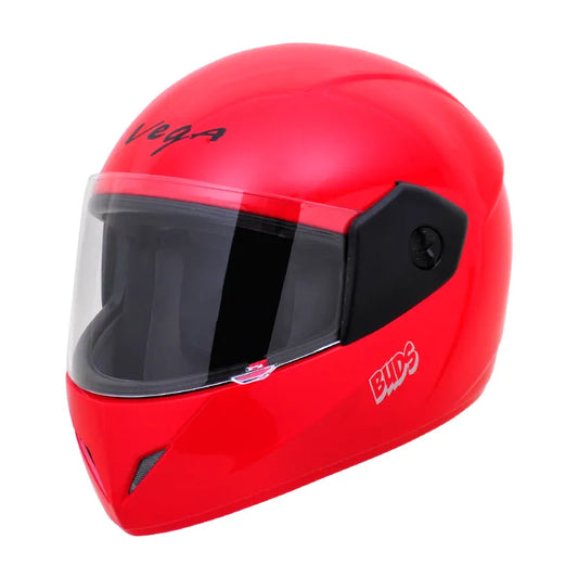 VEGA Buds Dx Red Half Face Helmet