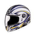 STUDDS Chrome D1 White N1 Full Face Helmet