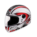 STUDDS Chrome D1 White N2 Full Face Helmet