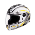 STUDDS Chrome D1 White N4 Full Face Helmet