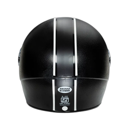 STUDDS Chrome Eco Black Full Face Helmet