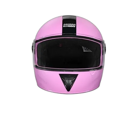 STUDDS Chrome Elite Pink 540M Full Face Helmet
