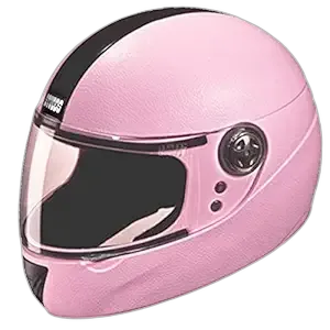 STUDDS Chrome Elite Pink Full Face Helmet
