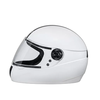 STUDDS Chrome Elite White Full Face Helmet