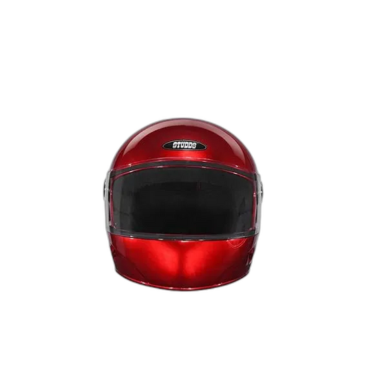 STUDDS Chrome Super Cherry Red Full Face Helmet