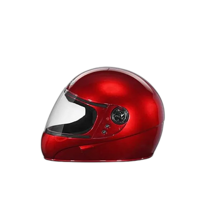 STUDDS Chrome Super Cherry Red Full Face Helmet