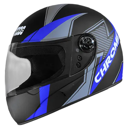 STUDDS Chrome Super D5 Matt Black N1 Full Face Helmet