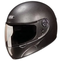 STUDDS Chrome Super Gun Grey Full Face Helmet
