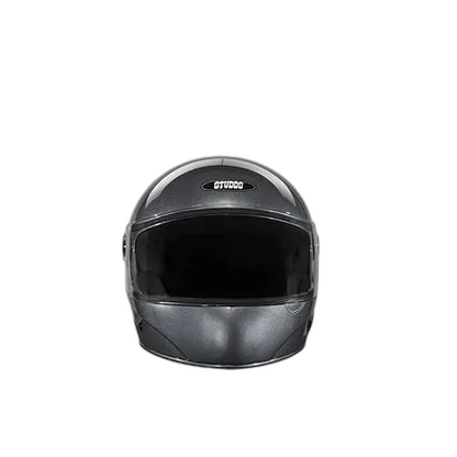 STUDDS Chrome Super Gun Grey Full Face Helmet