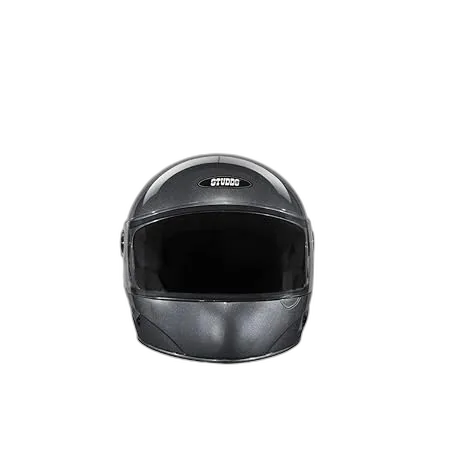 STUDDS Chrome Super Gun Grey Full Face Helmet