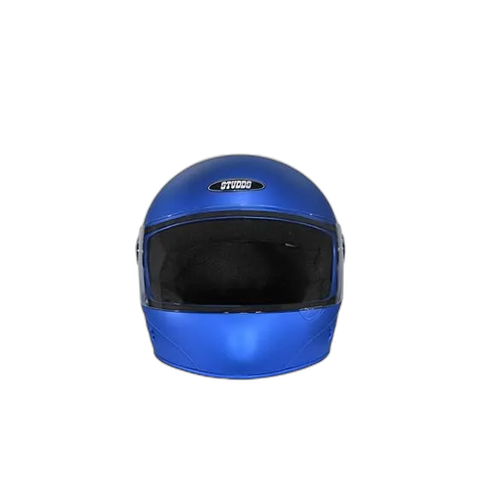 STUDDS Chrome Super Matt Blue Full Face Helmet