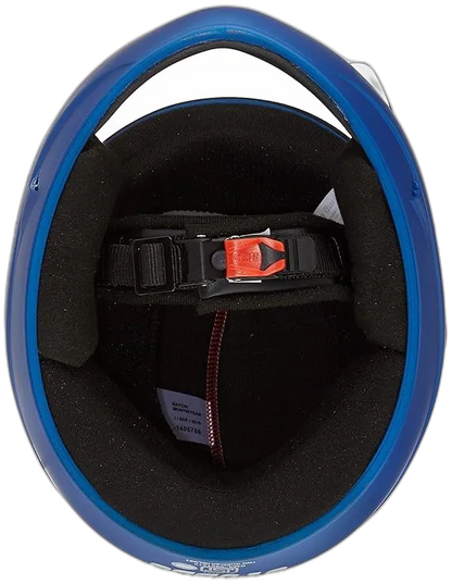 STUDDS Chrome Super Matt Blue Full Face Helmet