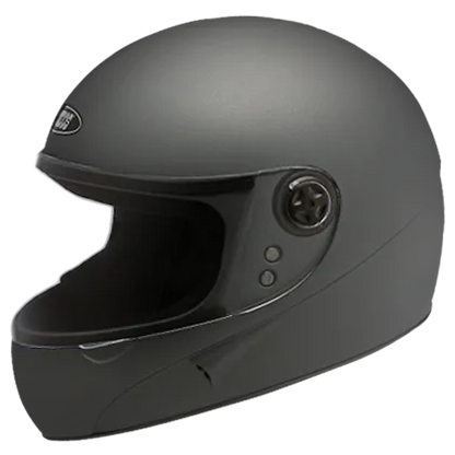 STUDDS Chrome Super Matt Gun Grey Full Face Helmet