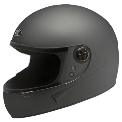STUDDS Chrome Super Matt Gun Grey Full Face Helmet
