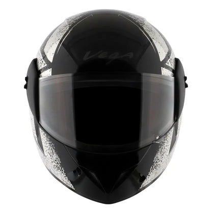 VEGA Cliff Adventure Black Silver Full Face Helmet