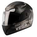 VEGA Cliff Devil Black Grey Full Face Helmet