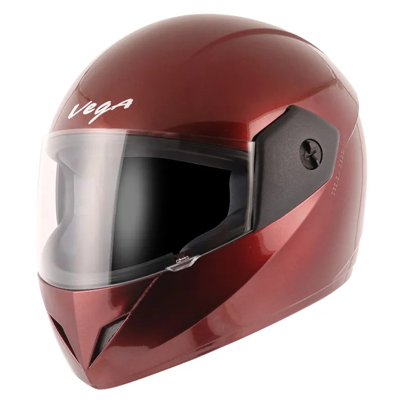 VEGA Cliff Dx Burgundy Full Face Helmet