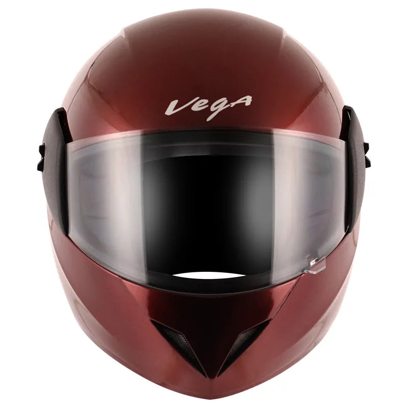 VEGA Cliff Dx Burgundy Full Face Helmet