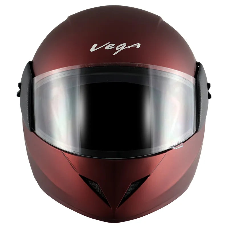 VEGA Cliff Dx Dull Burgundy Full Face Helmet