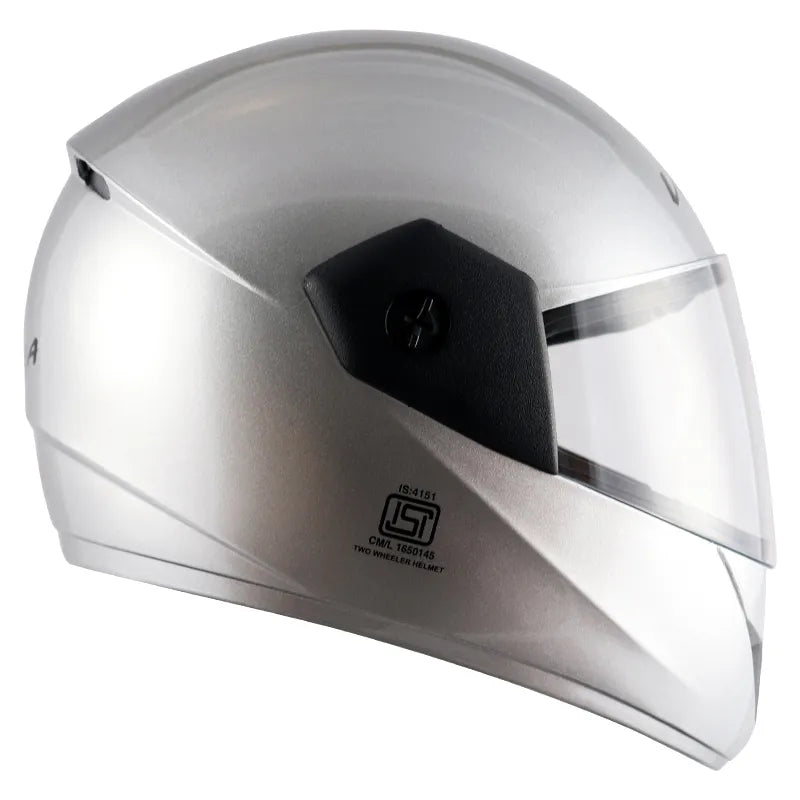 VEGA Cliff Dx Silver Full Face Helmet