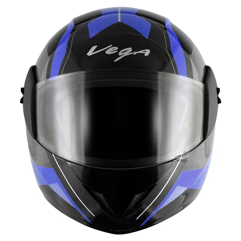 VEGA Cliff Pioneer Black Blue Full Face Helmet