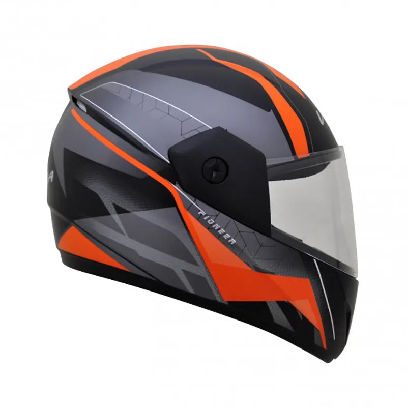 VEGA Cliff Pioneer Dull Black Orange Full Face Helmet