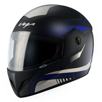 VEGA Cliff Styler Black Blue Full Face Helmet