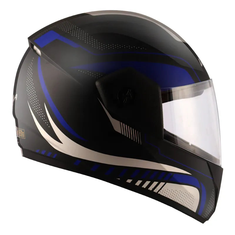 VEGA Cliff Styler Black Blue Full Face Helmet