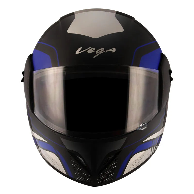 VEGA Cliff Styler Black Blue Full Face Helmet