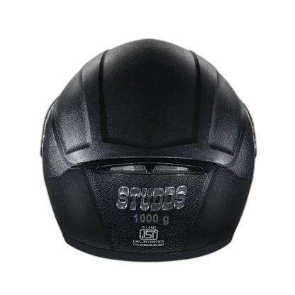 STUDDS Crest Eco Black Full Face Helmet
