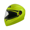 STUDDS Crest Fluorescent Yellow Full Face Helmet